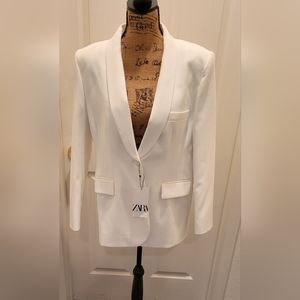 White Zara Blazer